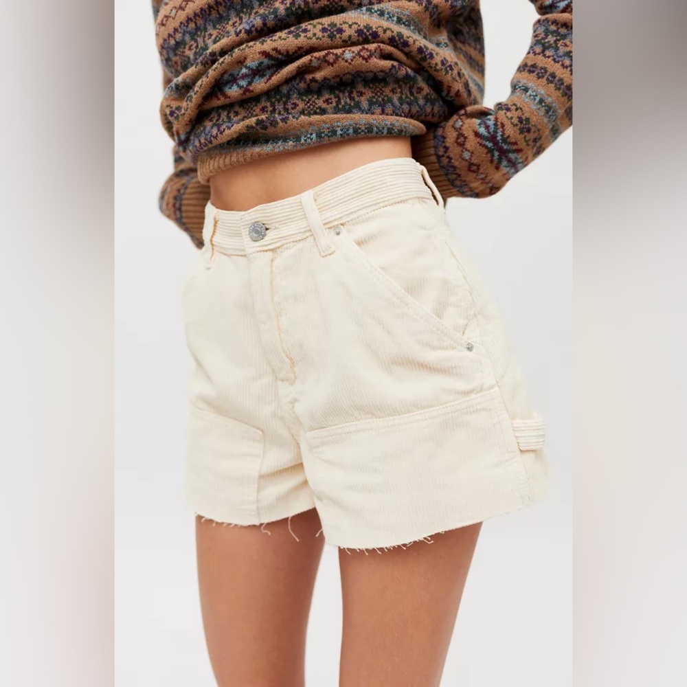 New Size 30 BDG corduroy cutoff carpenter shorts